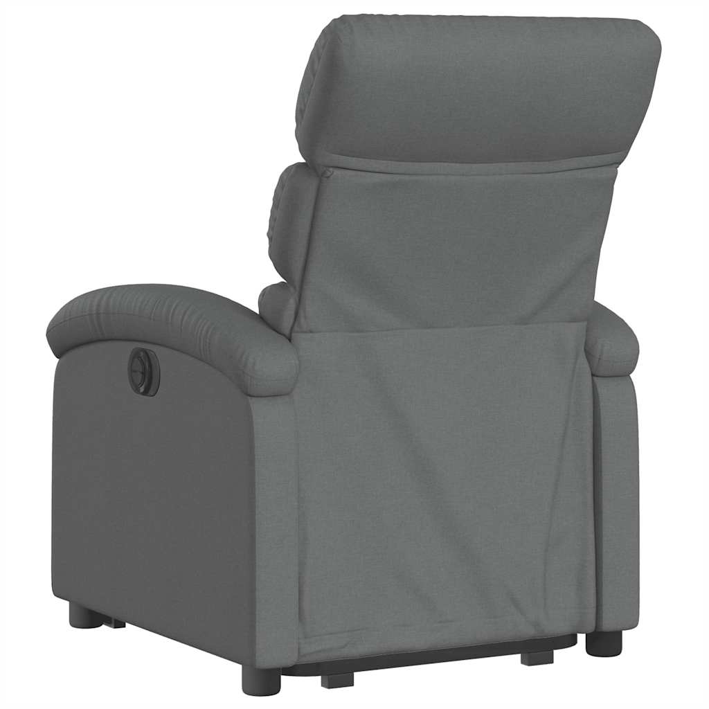 Fauteuil inclinable Gris foncé Tissu - XIOS