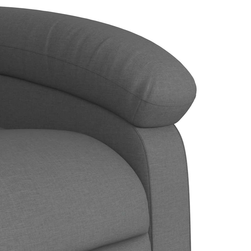 Fauteuil inclinable Gris foncé Tissu - XIOS