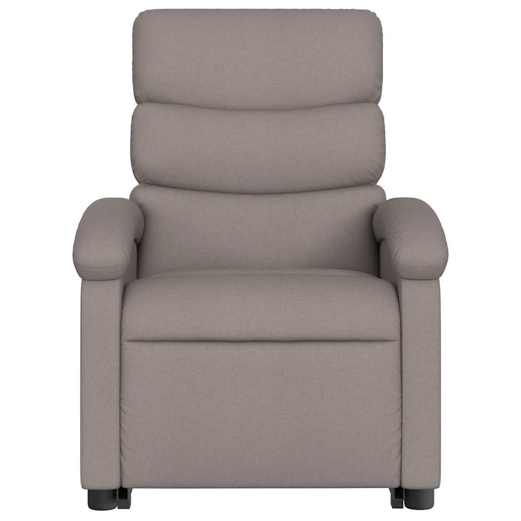 Fauteuil inclinable taupe tissu - XIOS