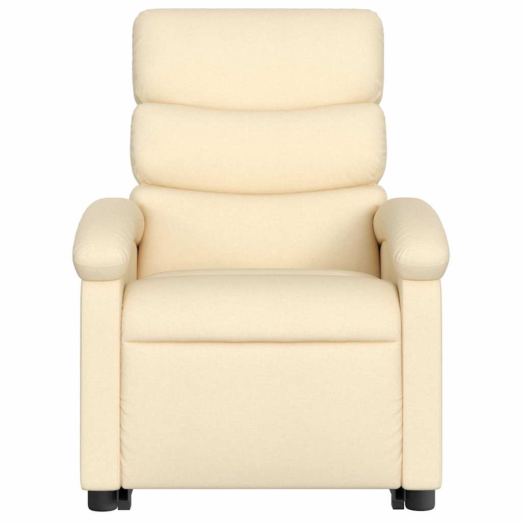 Fauteuil inclinable Crème Tissu - XIOS