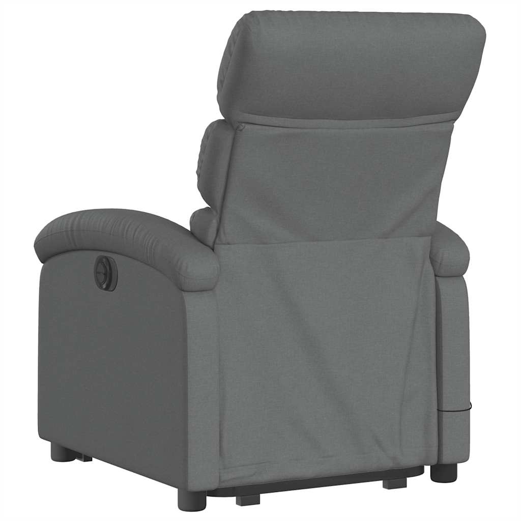 Fauteuil de massage inclinable Gris foncé Tissu - XIOS