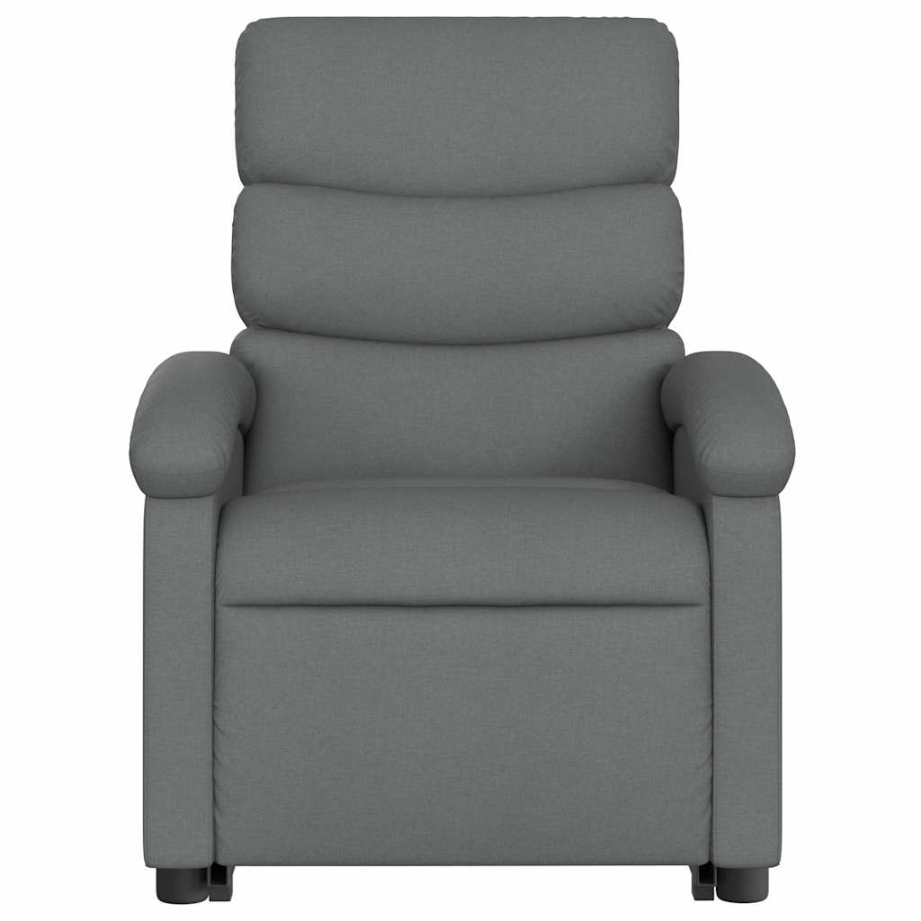 Fauteuil de massage inclinable Gris foncé Tissu - XIOS