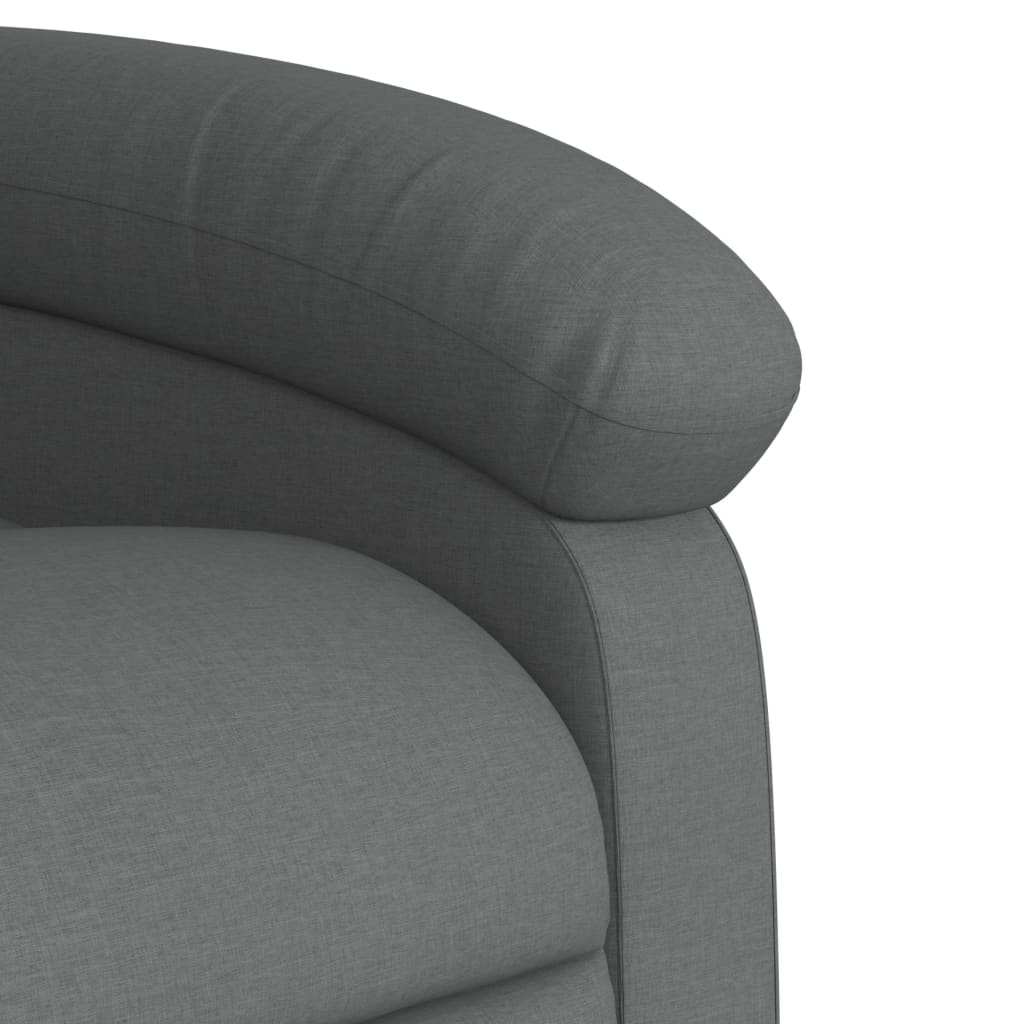 Fauteuil inclinable électrique gris foncé tissu - XIOS