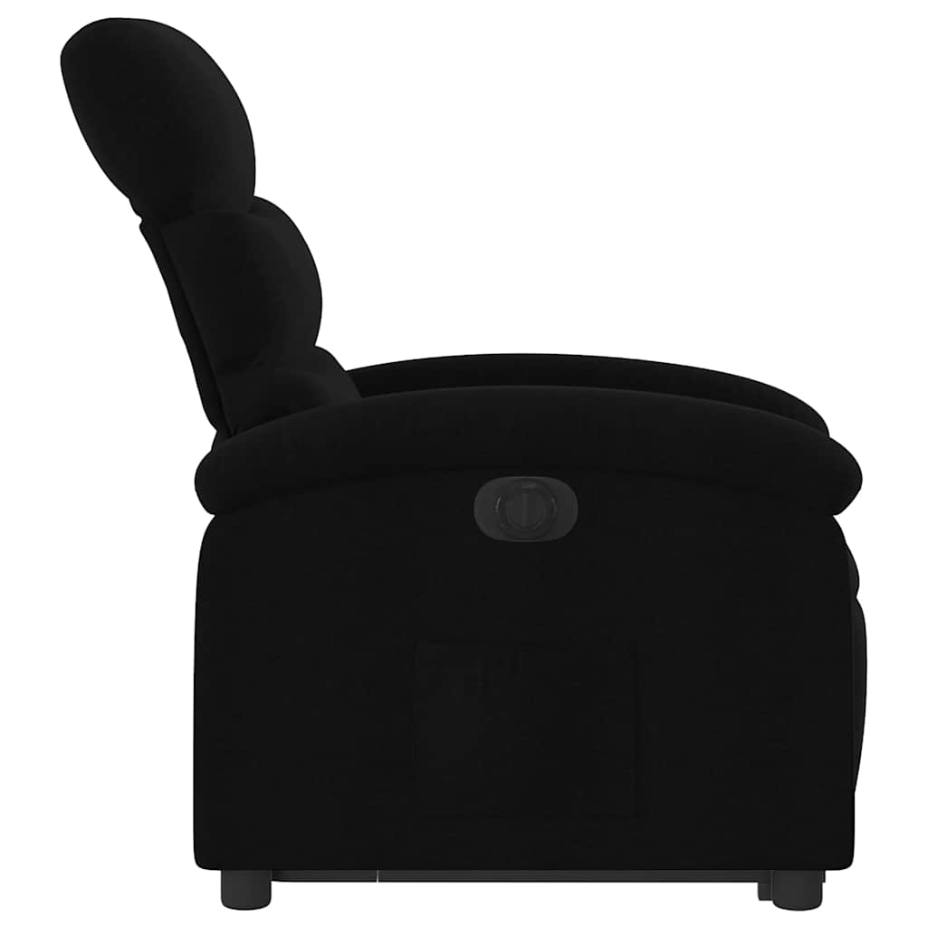 Fauteuil inclinable électrique noir tissu - XIOS