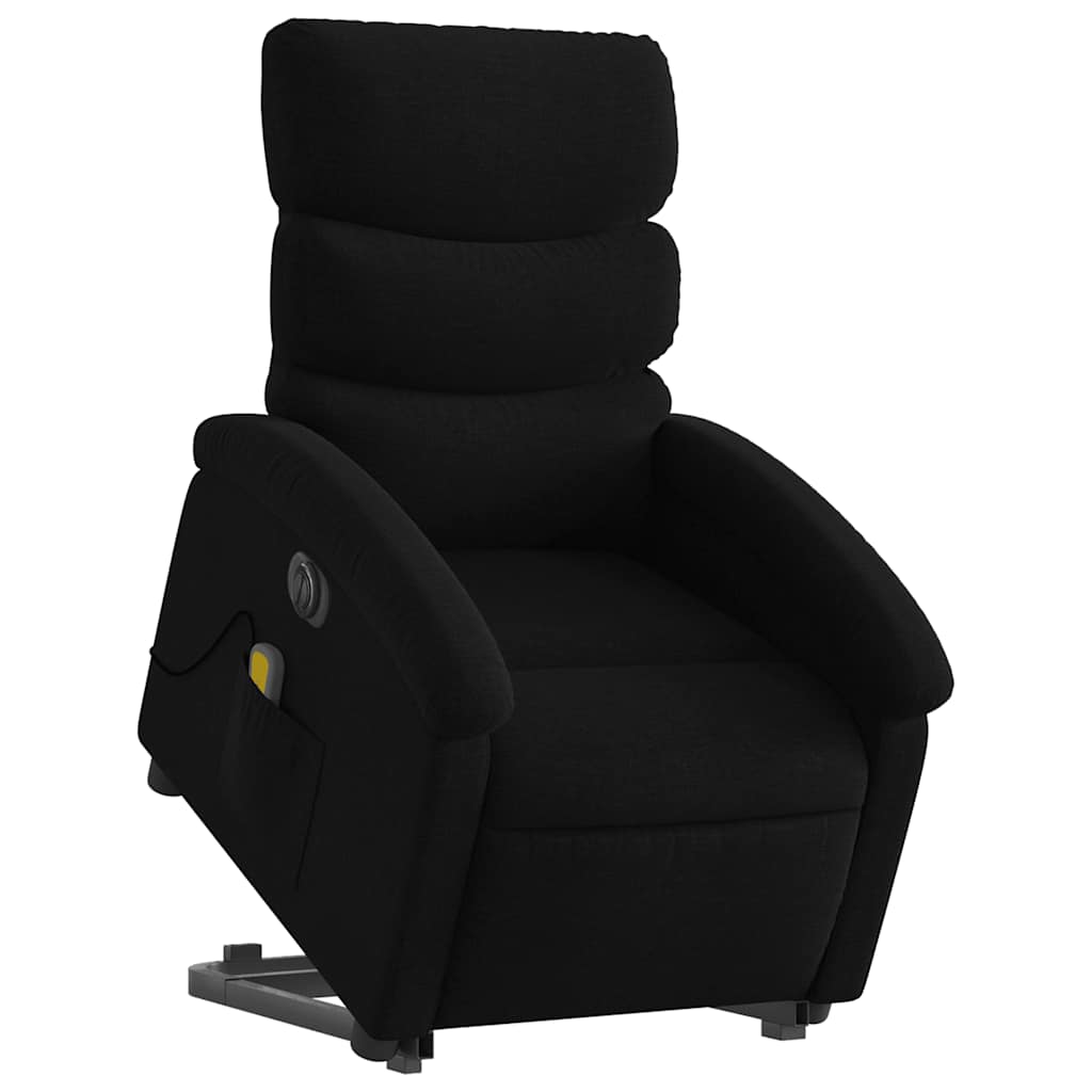 Fauteuil inclinable de massage électrique Noir Tissu - XIOS