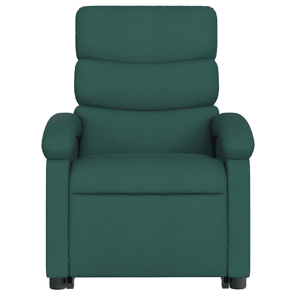 Fauteuil inclinable de massage électrique Vert foncé Tissu - XIOS