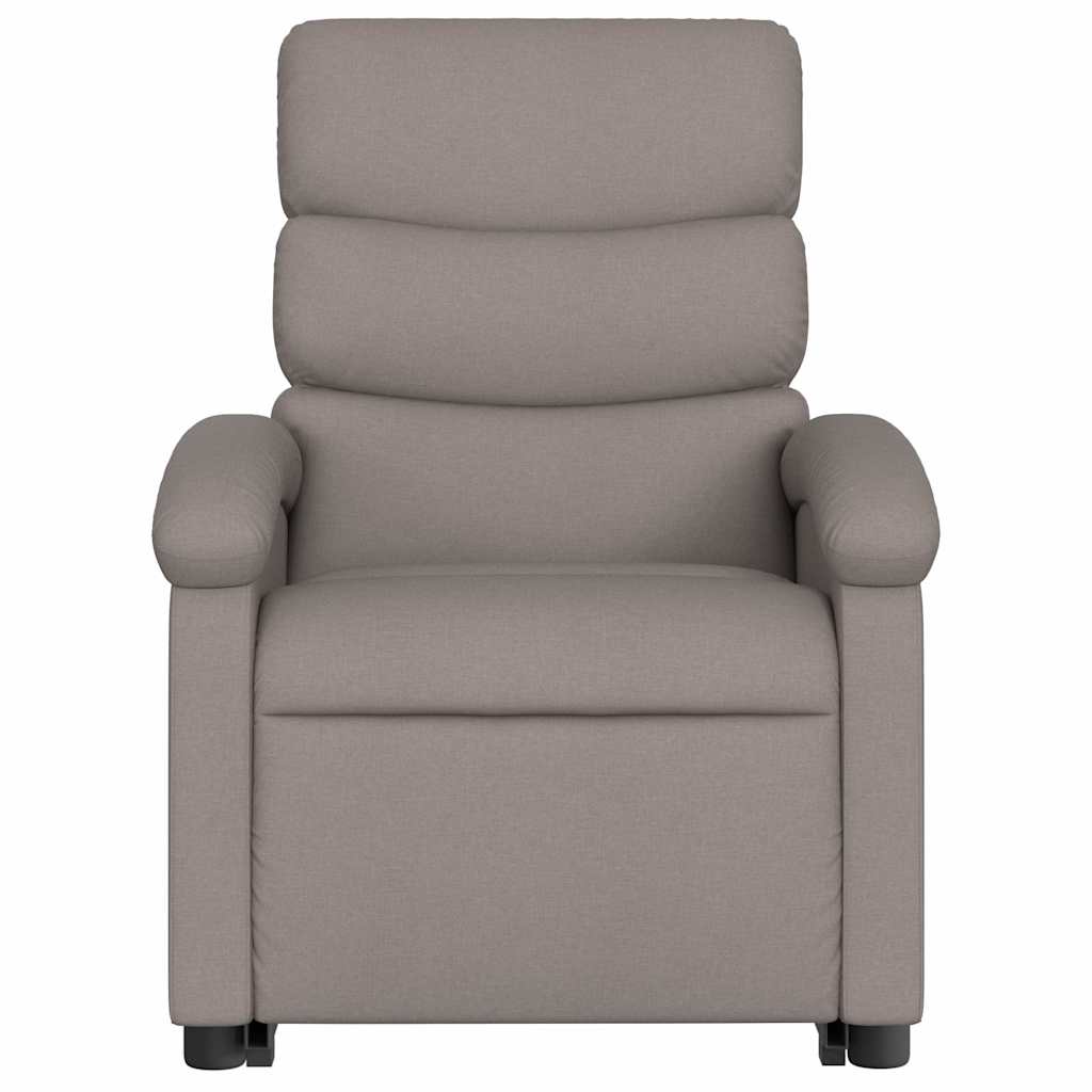 Fauteuil inclinable de massage électrique Taupe Tissu - XIOS