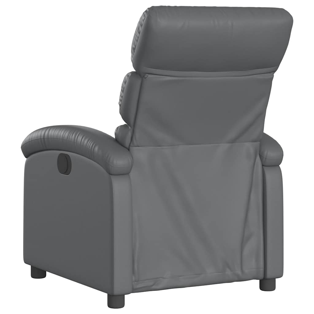 Fauteuil inclinable électrique Gris Similicuir - XIOS