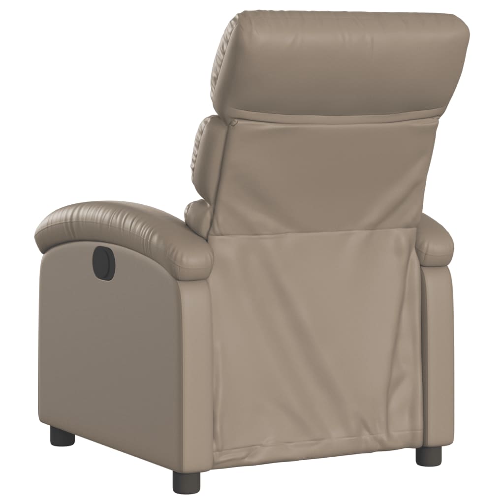 Fauteuil inclinable électrique Cappuccino Similicuir - XIOS
