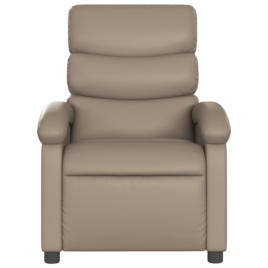 Fauteuil inclinable électrique Cappuccino Similicuir - XIOS