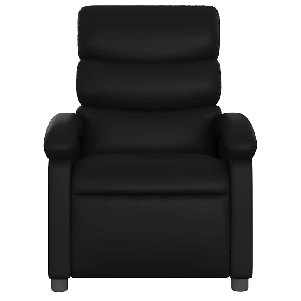 Fauteuil de massage inclinable électrique noir similicuir - XIOS