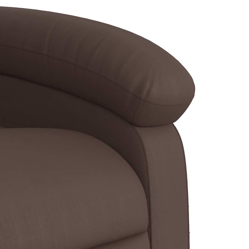 Fauteuil inclinable marron similicuir - XIOS