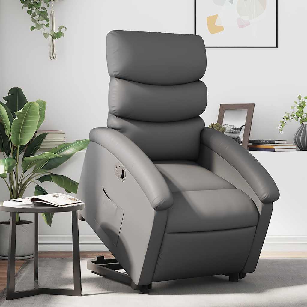 Fauteuil inclinable Gris Similicuir - XIOS