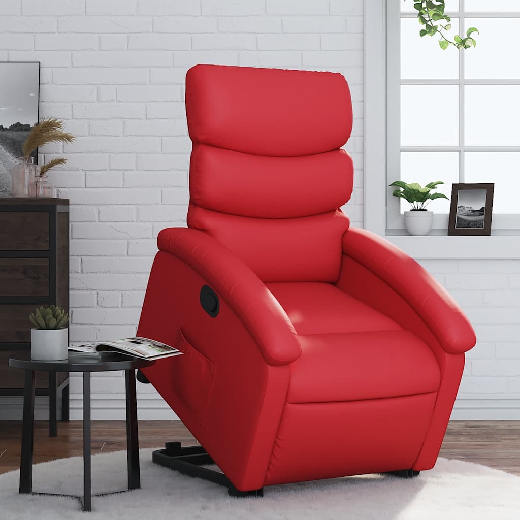 Fauteuil inclinable Rouge Similicuir - XIOS