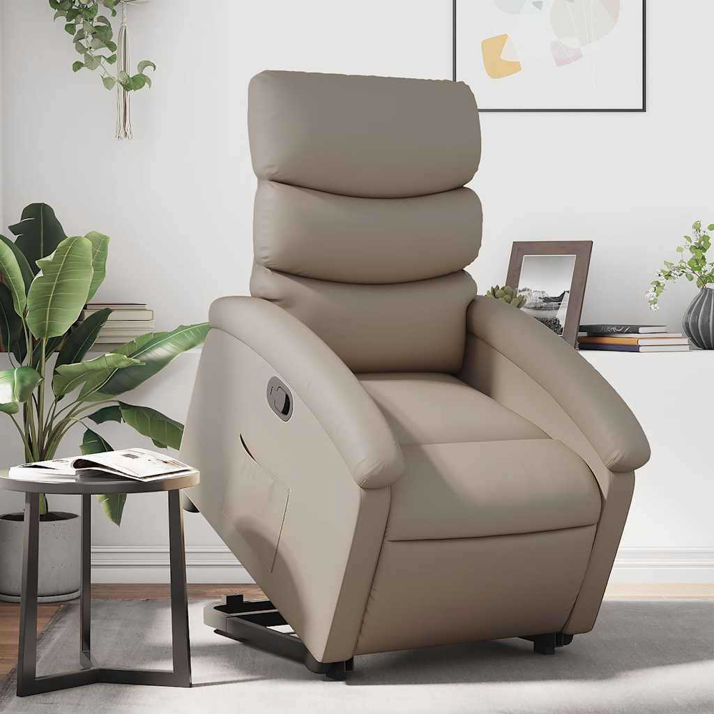 Fauteuil inclinable Cappuccino Similicuir - XIOS