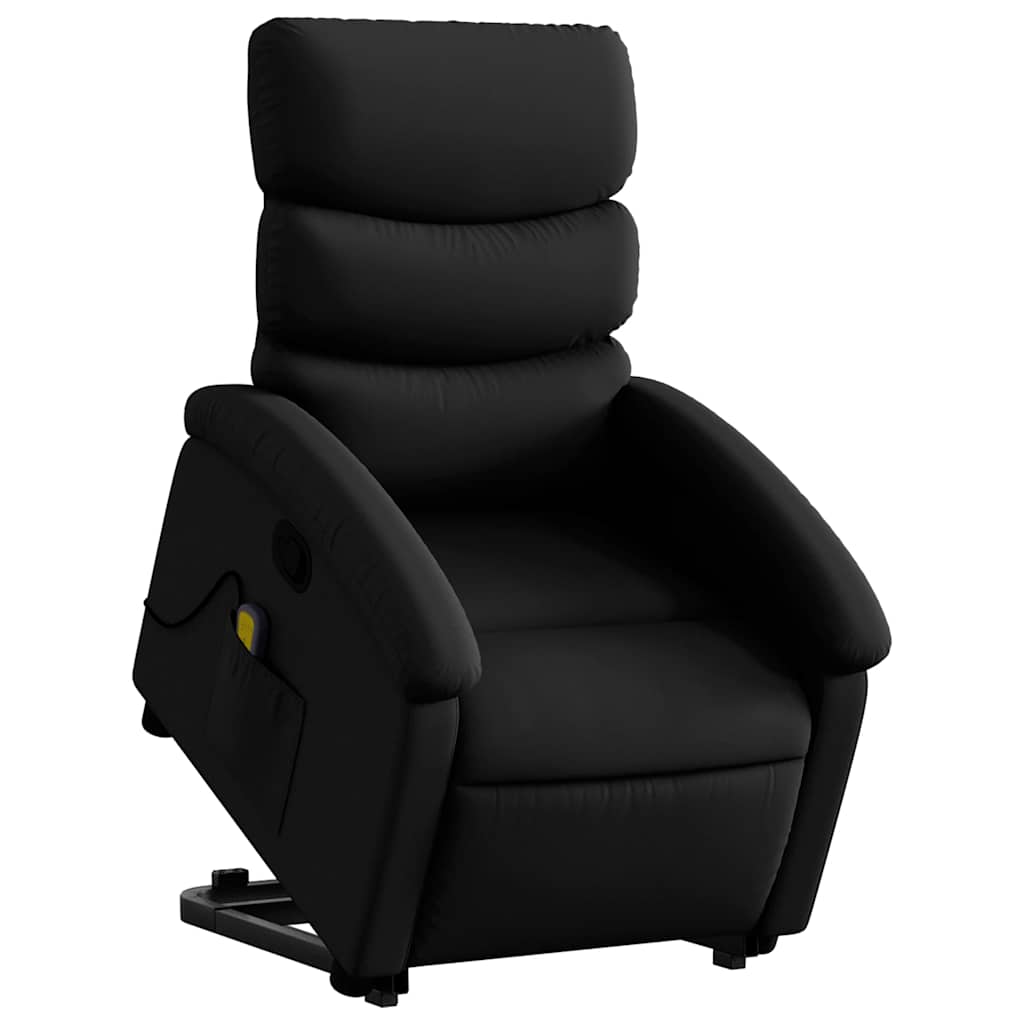 Fauteuil inclinable de massage Noir Similicuir - XIOS