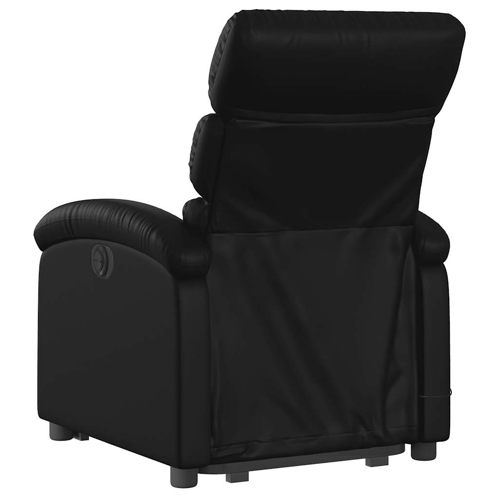 Fauteuil inclinable de massage Noir Similicuir - XIOS