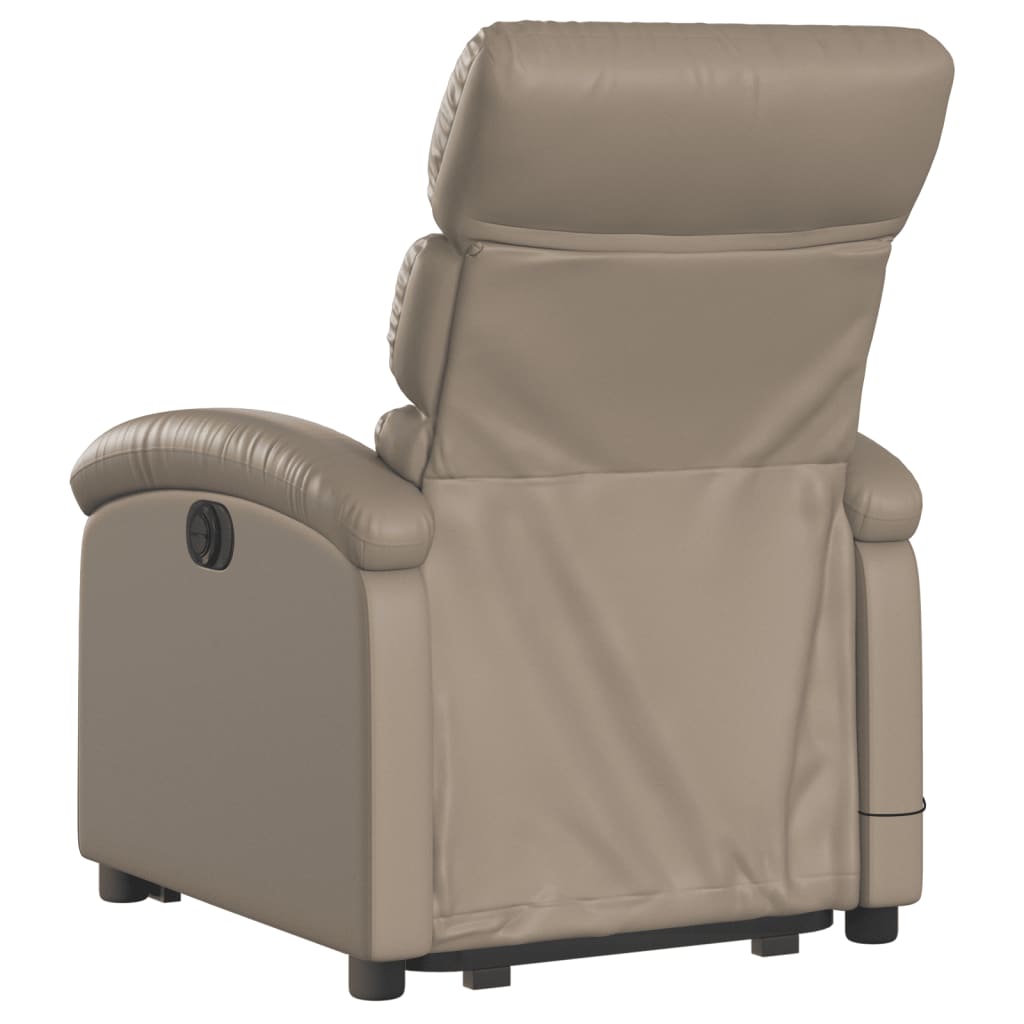 Fauteuil inclinable de massage Cappuccino Similicuir - XIOS