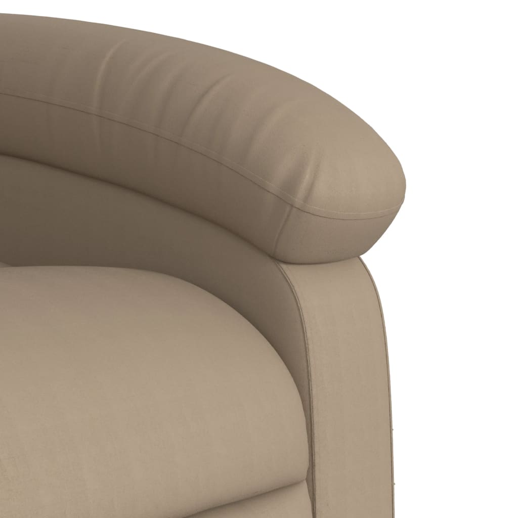 Fauteuil inclinable de massage Cappuccino Similicuir - XIOS