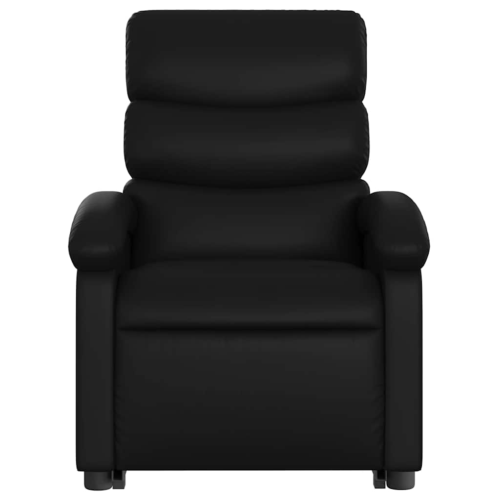 Fauteuil inclinable de massage électrique noir similicuir - XIOS