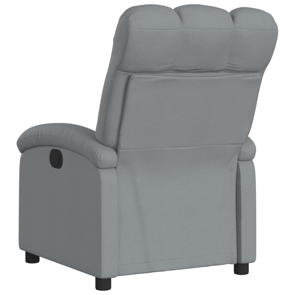 Fauteuil inclinable électrique Gris clair Tissu - XIOS
