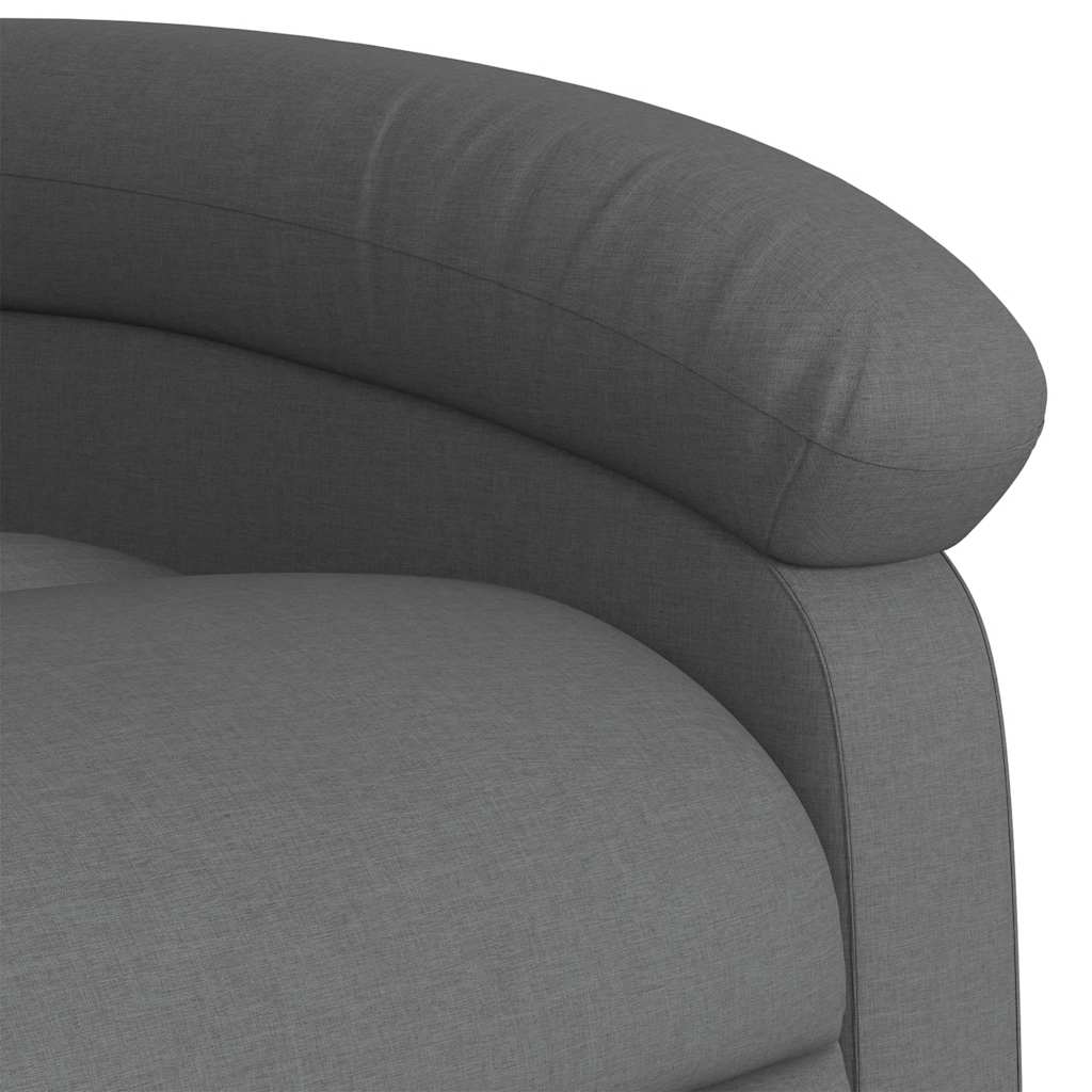 Fauteuil inclinable électrique Gris foncé Tissu - XIOS