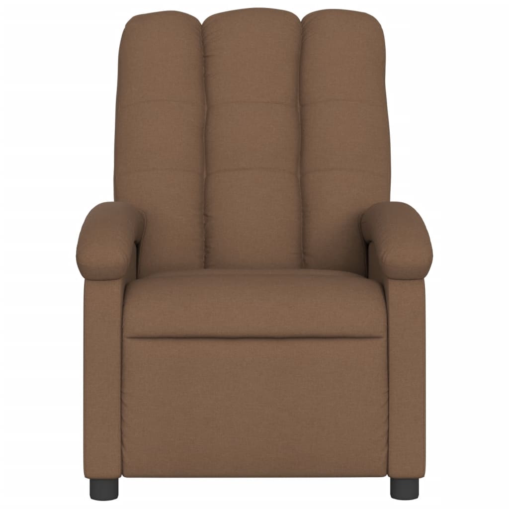 Fauteuil inclinable électrique Marron Tissu - XIOS