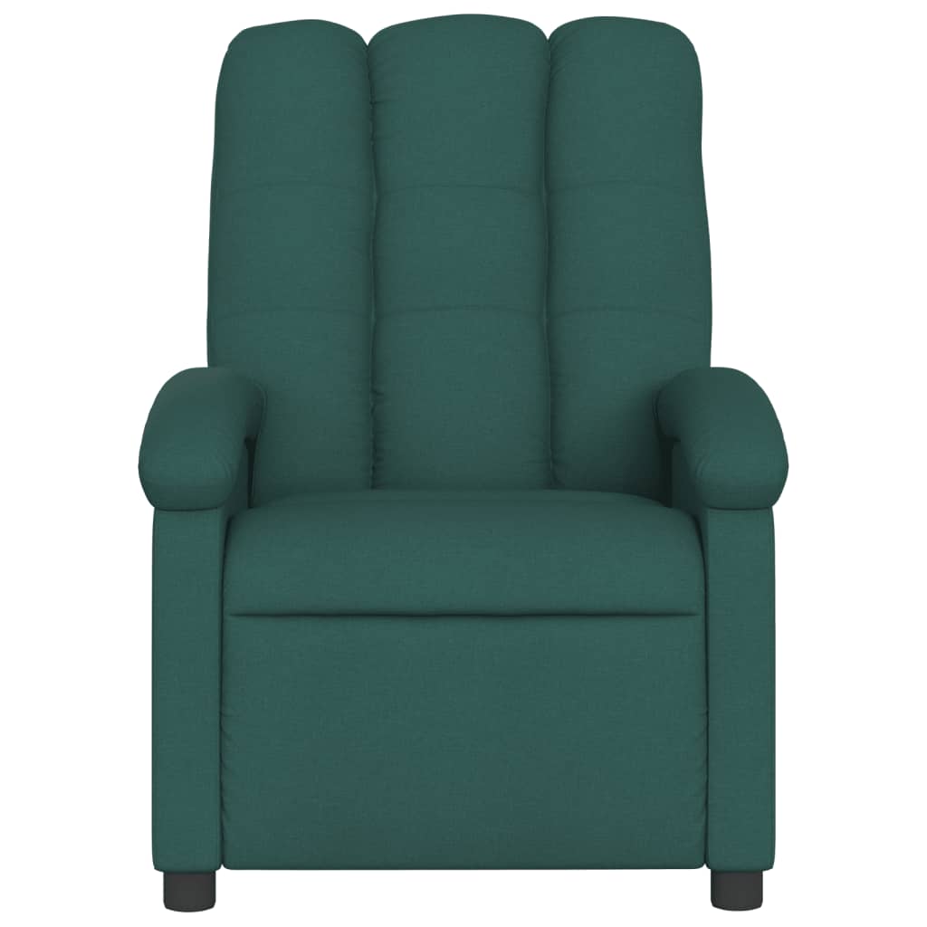 Fauteuil inclinable électrique Vert foncé Tissu - XIOS