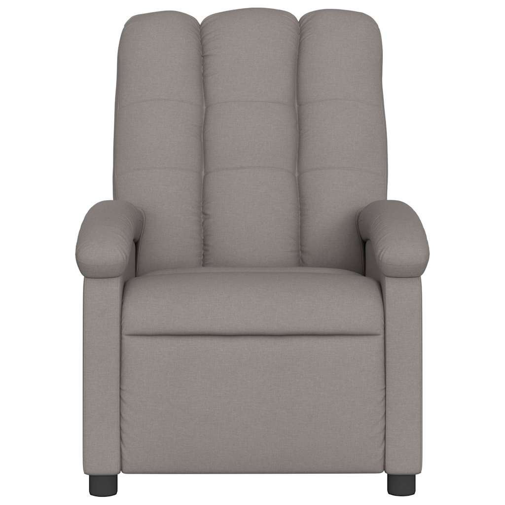 Fauteuil de massage inclinable électrique Taupe Tissu - XIOS