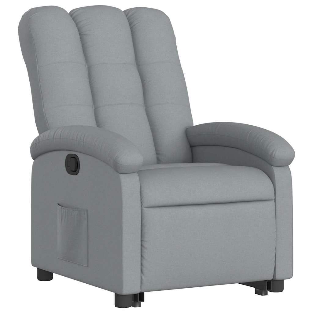 Fauteuil inclinable Gris clair Tissu - XIOS