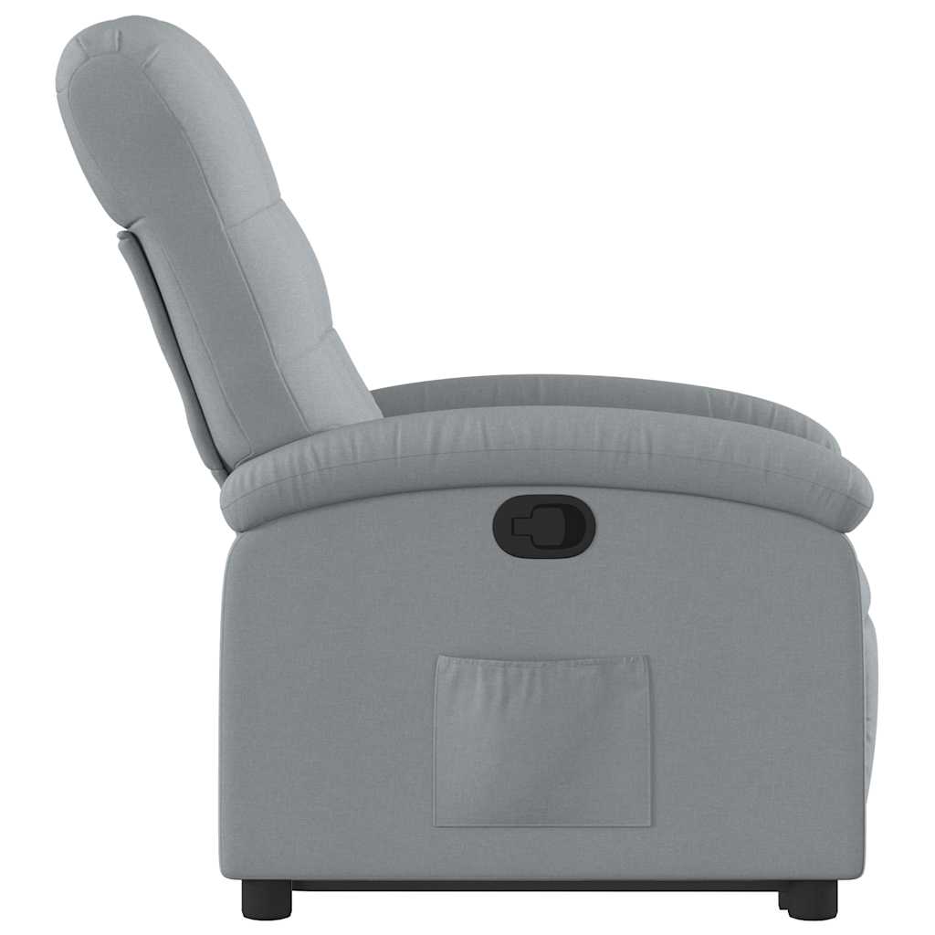 Fauteuil inclinable Gris clair Tissu - XIOS