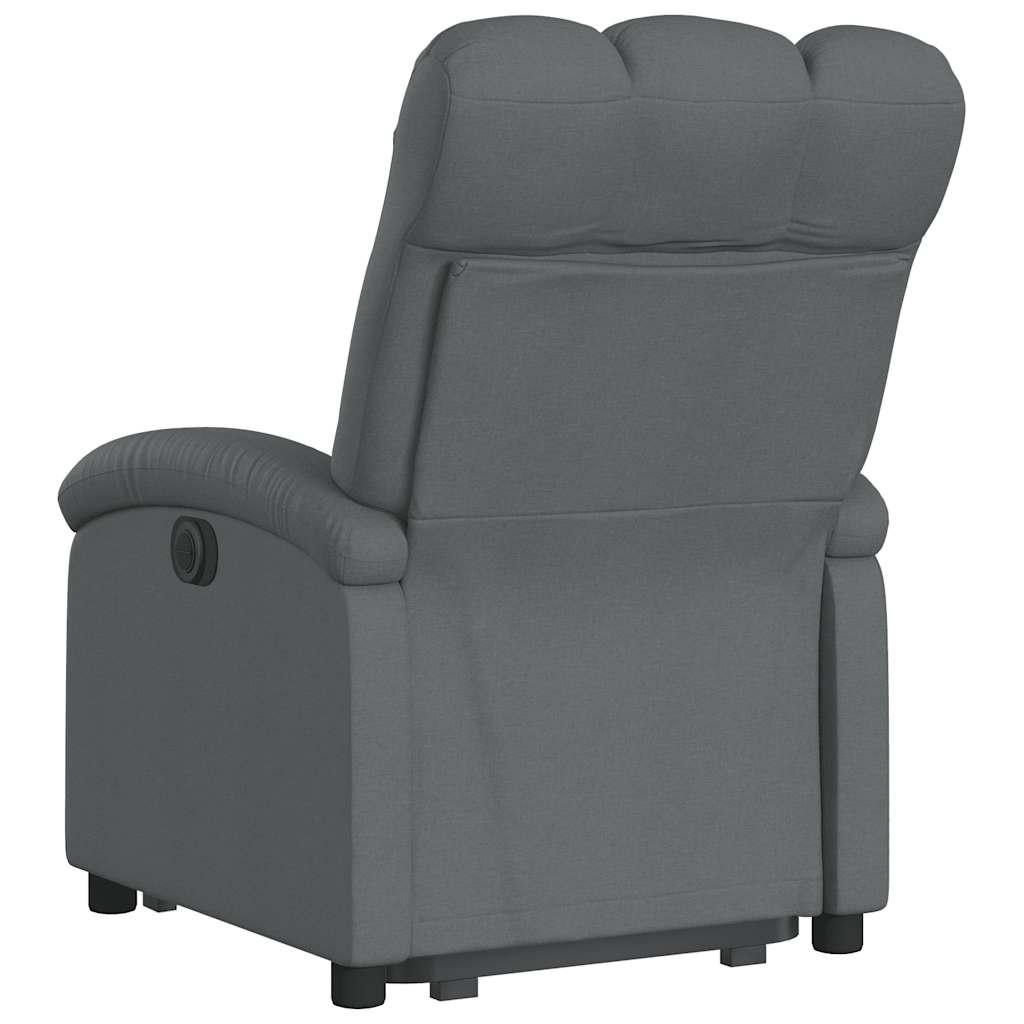 Fauteuil inclinable Gris foncé Tissu - XIOS