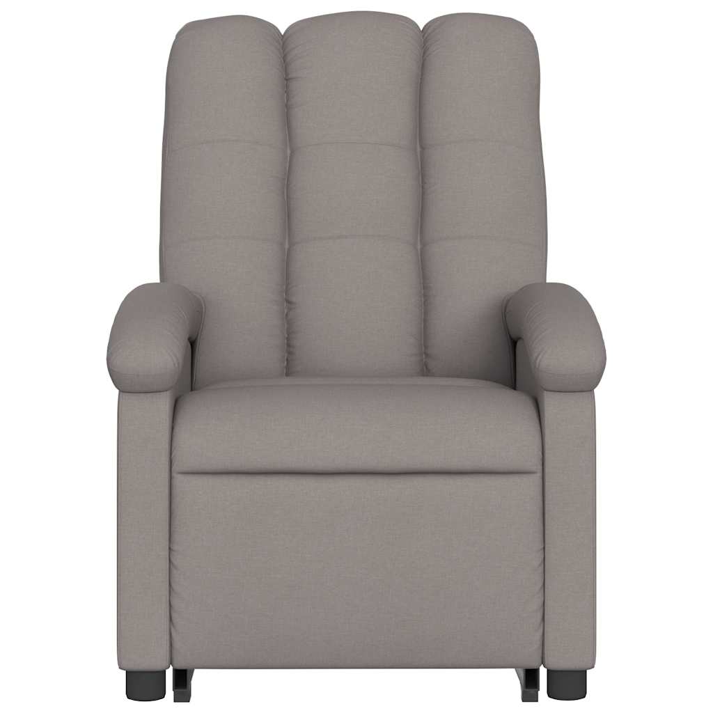 Fauteuil inclinable taupe tissu - XIOS
