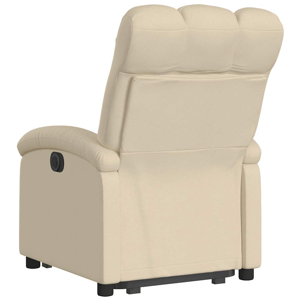 Fauteuil inclinable Crème Tissu - XIOS