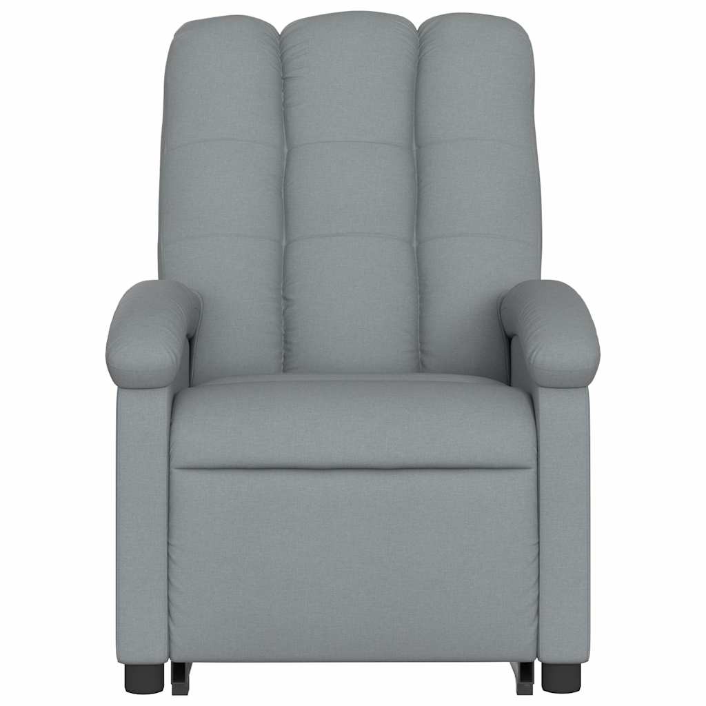 Fauteuil de massage inclinable Gris clair Tissu - XIOS