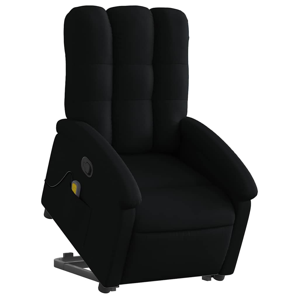 Fauteuil de massage inclinable Noir Tissu - XIOS