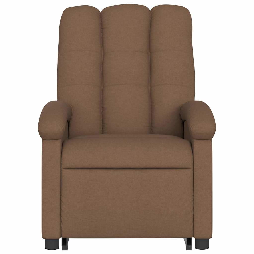 Fauteuil de massage inclinable Marron Tissu - XIOS