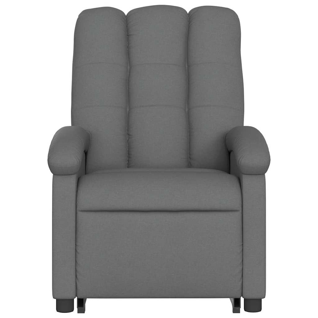 Fauteuil inclinable électrique gris foncé tissu - XIOS