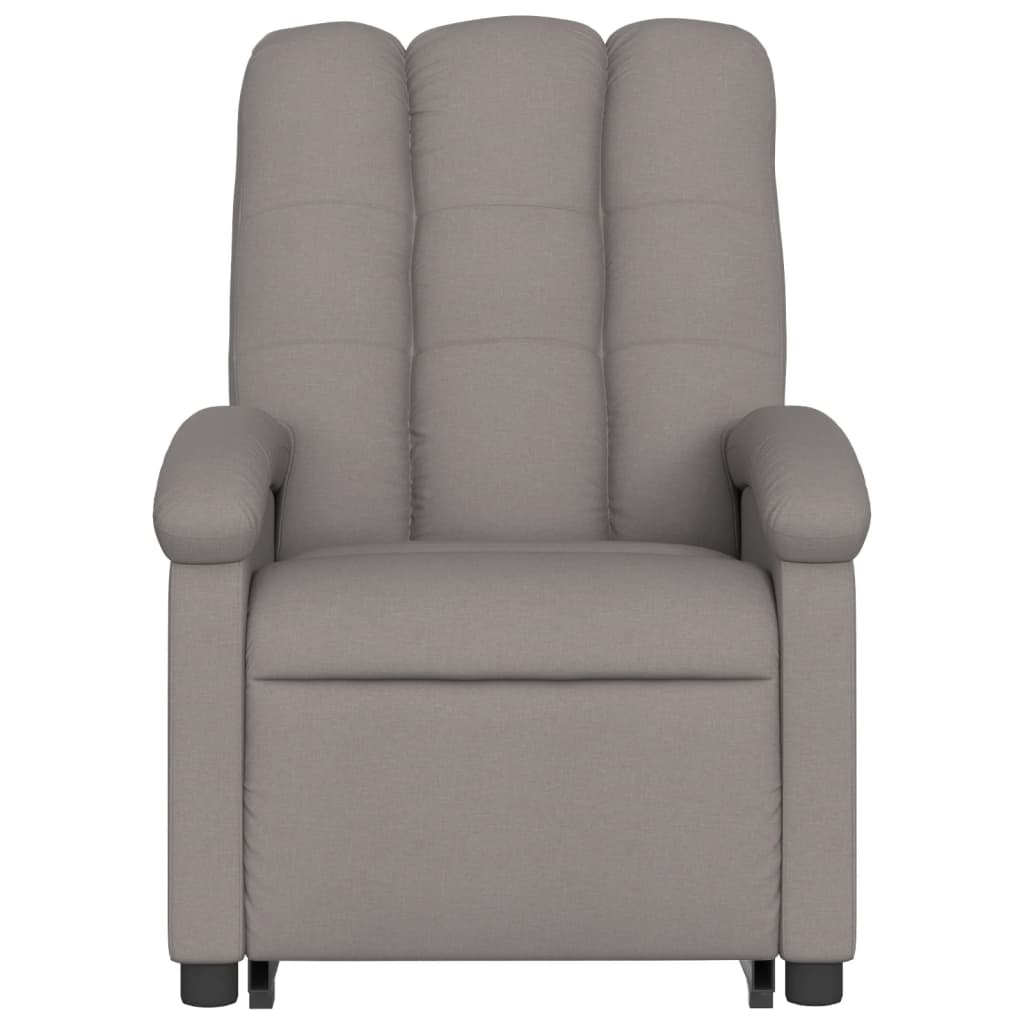 Fauteuil inclinable électrique taupe tissu - XIOS