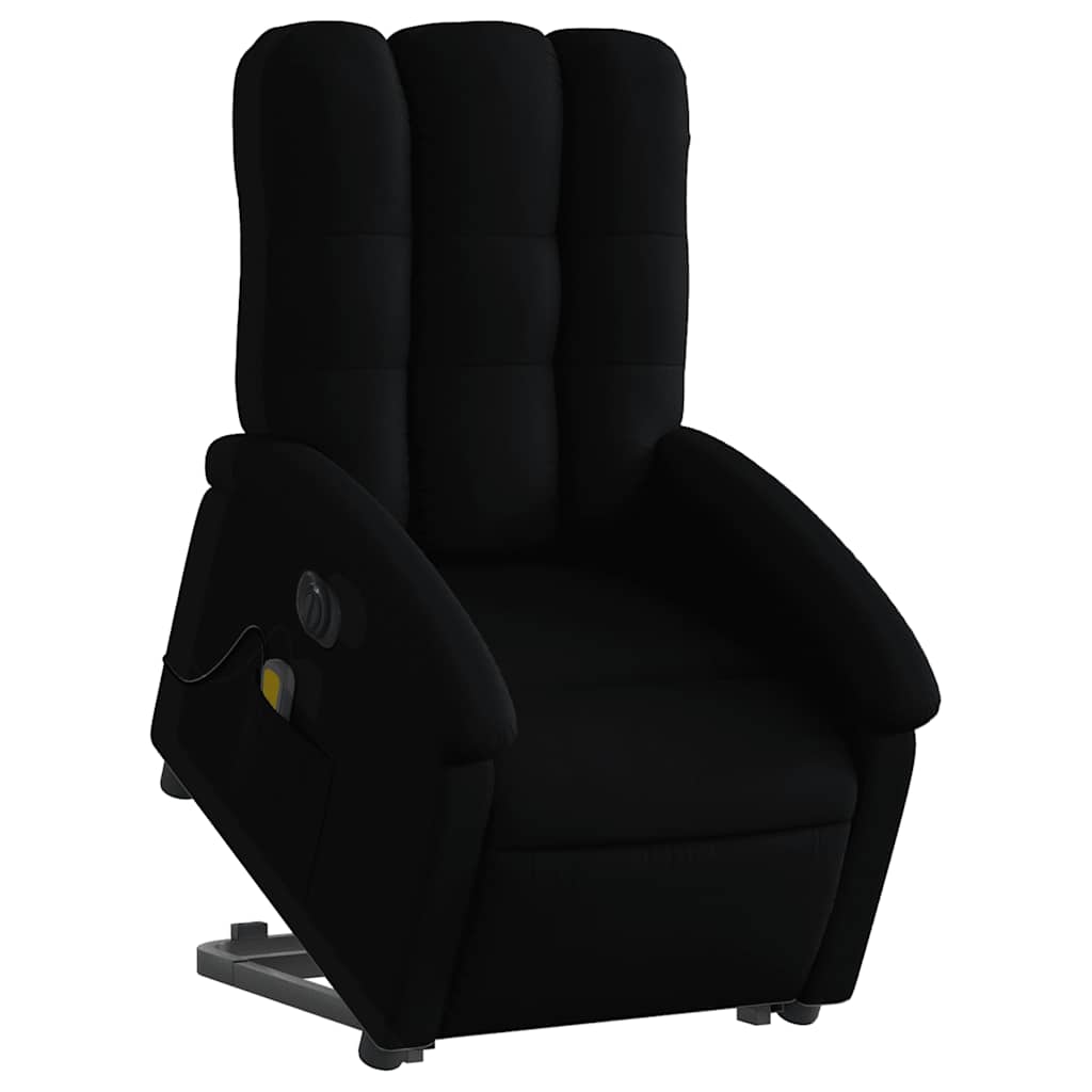 Fauteuil inclinable de massage électrique Noir Tissu - XIOS
