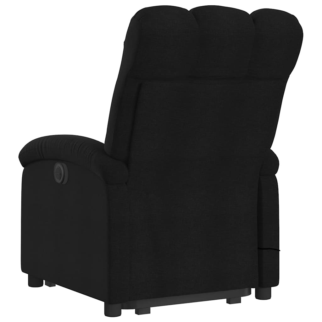 Fauteuil inclinable de massage électrique Noir Tissu - XIOS