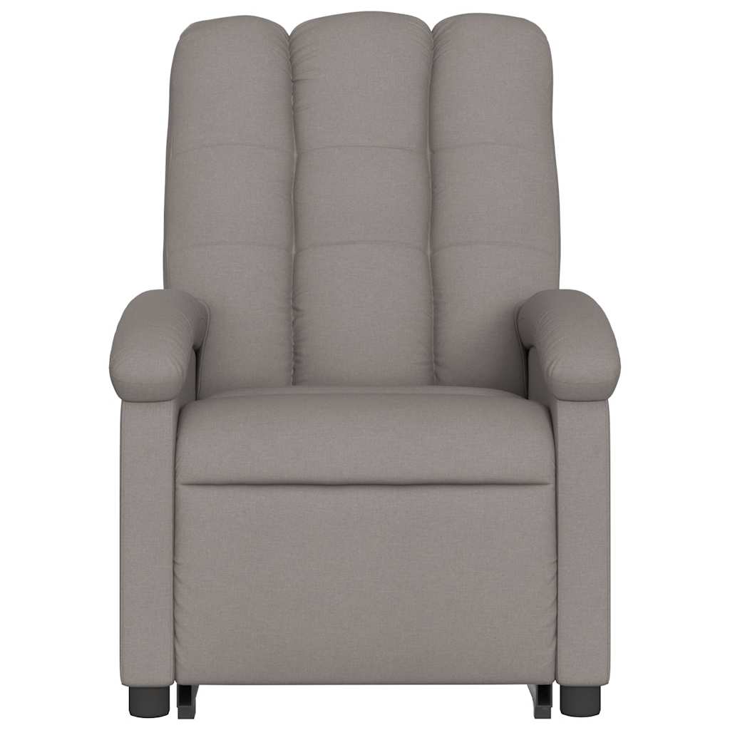 Fauteuil inclinable de massage électrique Taupe Tissu - XIOS