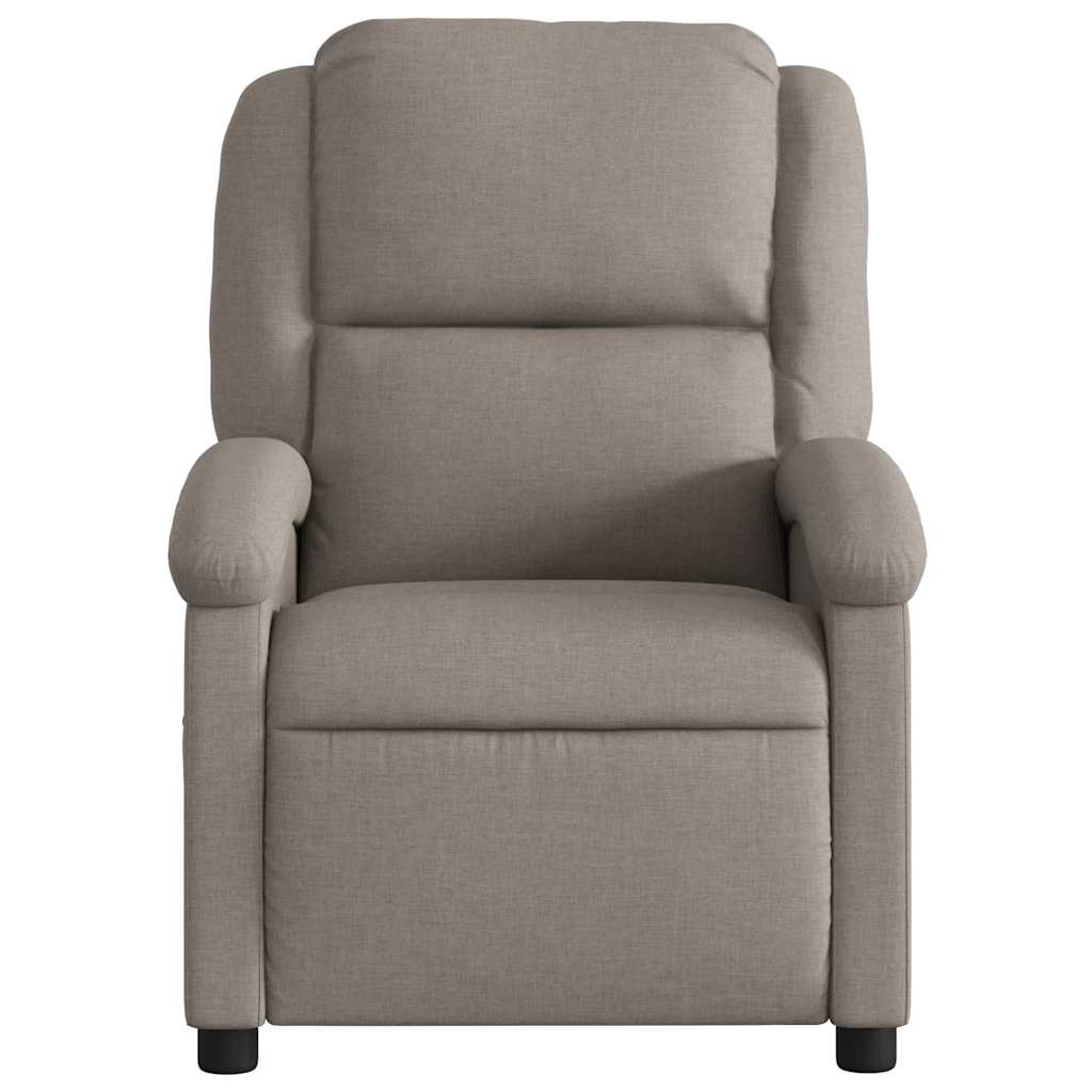 Fauteuil inclinable électrique Taupe Tissu - XIOS