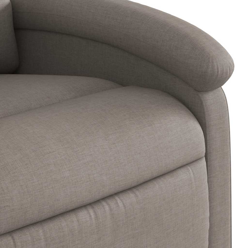 Fauteuil inclinable électrique Taupe Tissu - XIOS