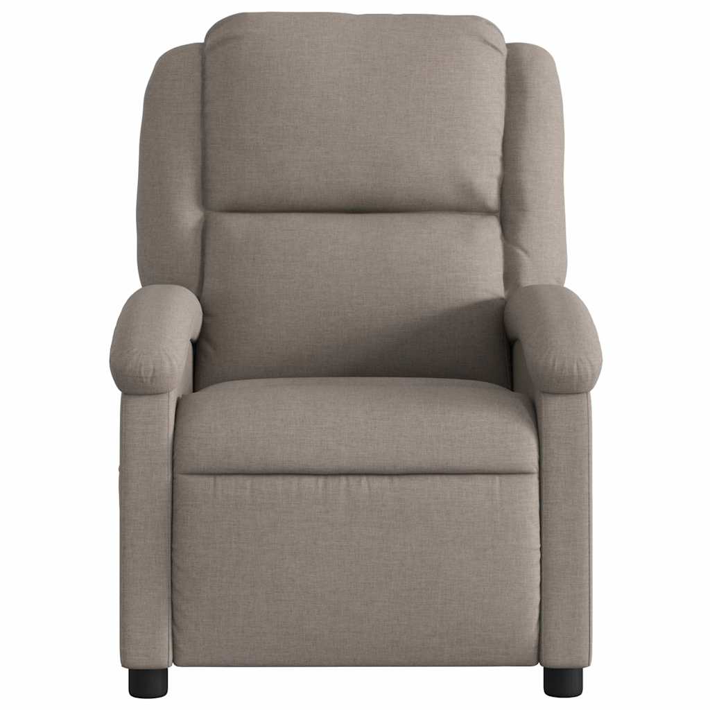 Fauteuil de massage inclinable électrique Taupe Tissu - XIOS