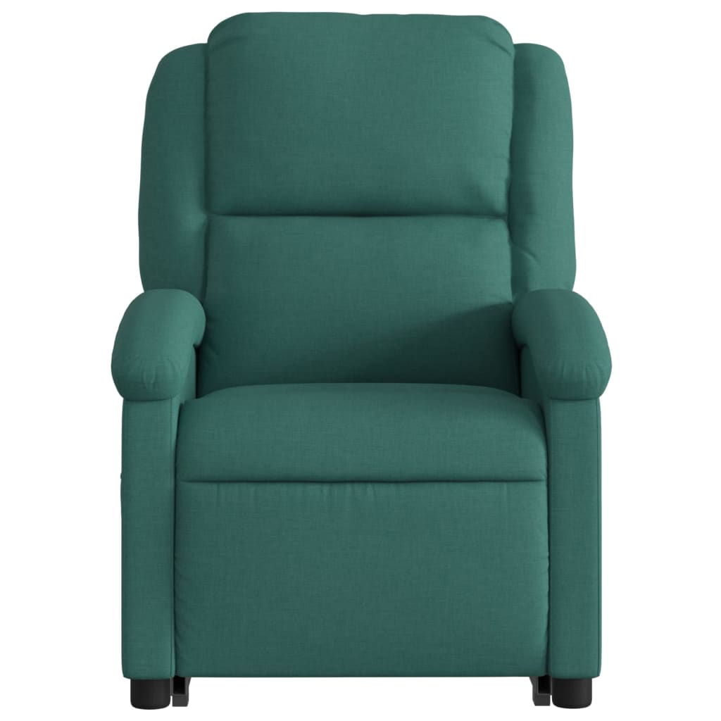 Fauteuil inclinable vert foncé tissu - XIOS