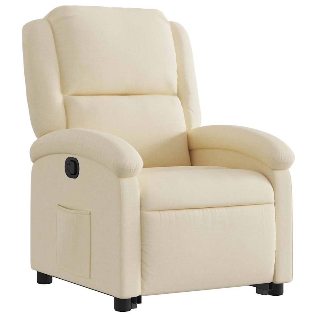 Fauteuil inclinable Crème Tissu - XIOS