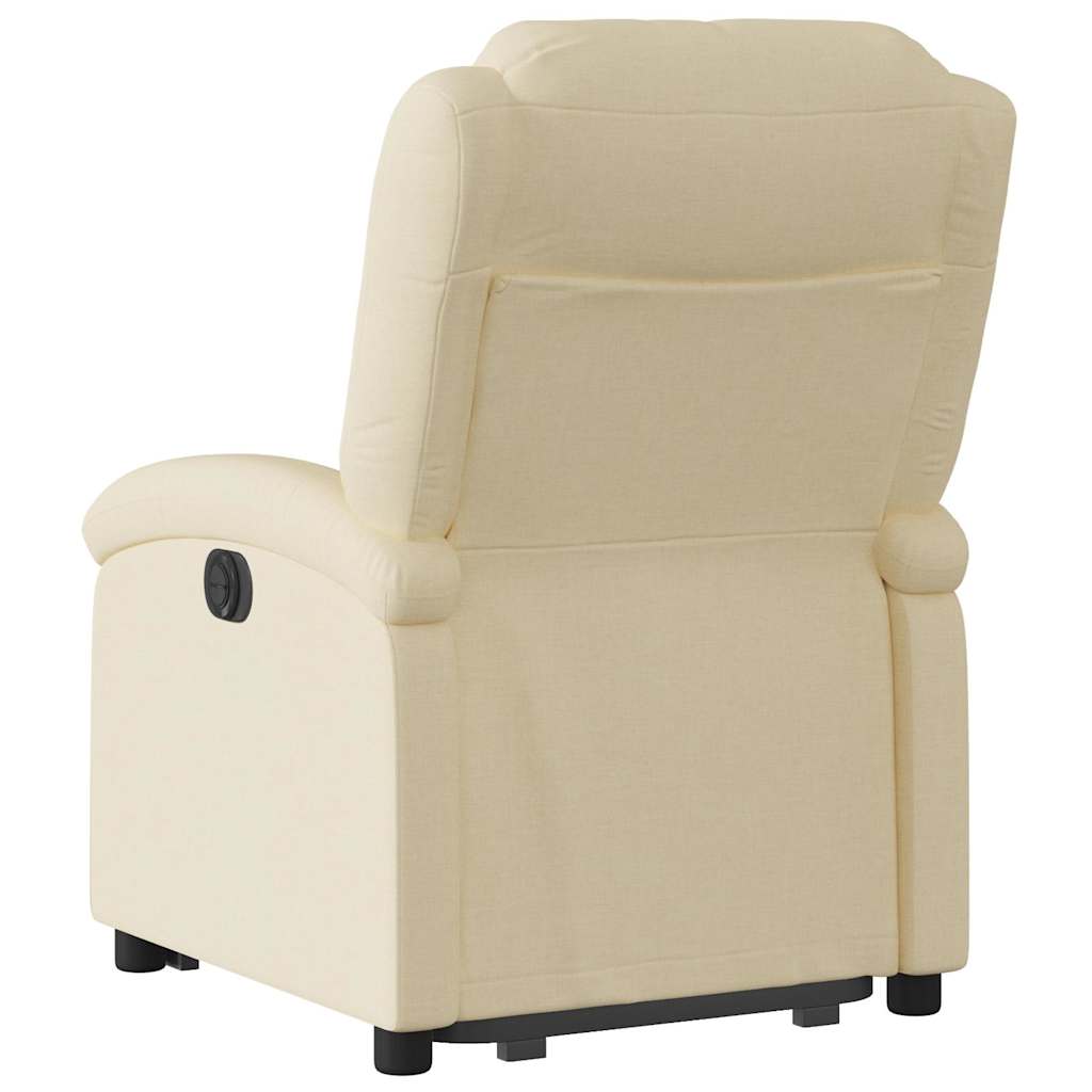 Fauteuil inclinable Crème Tissu - XIOS
