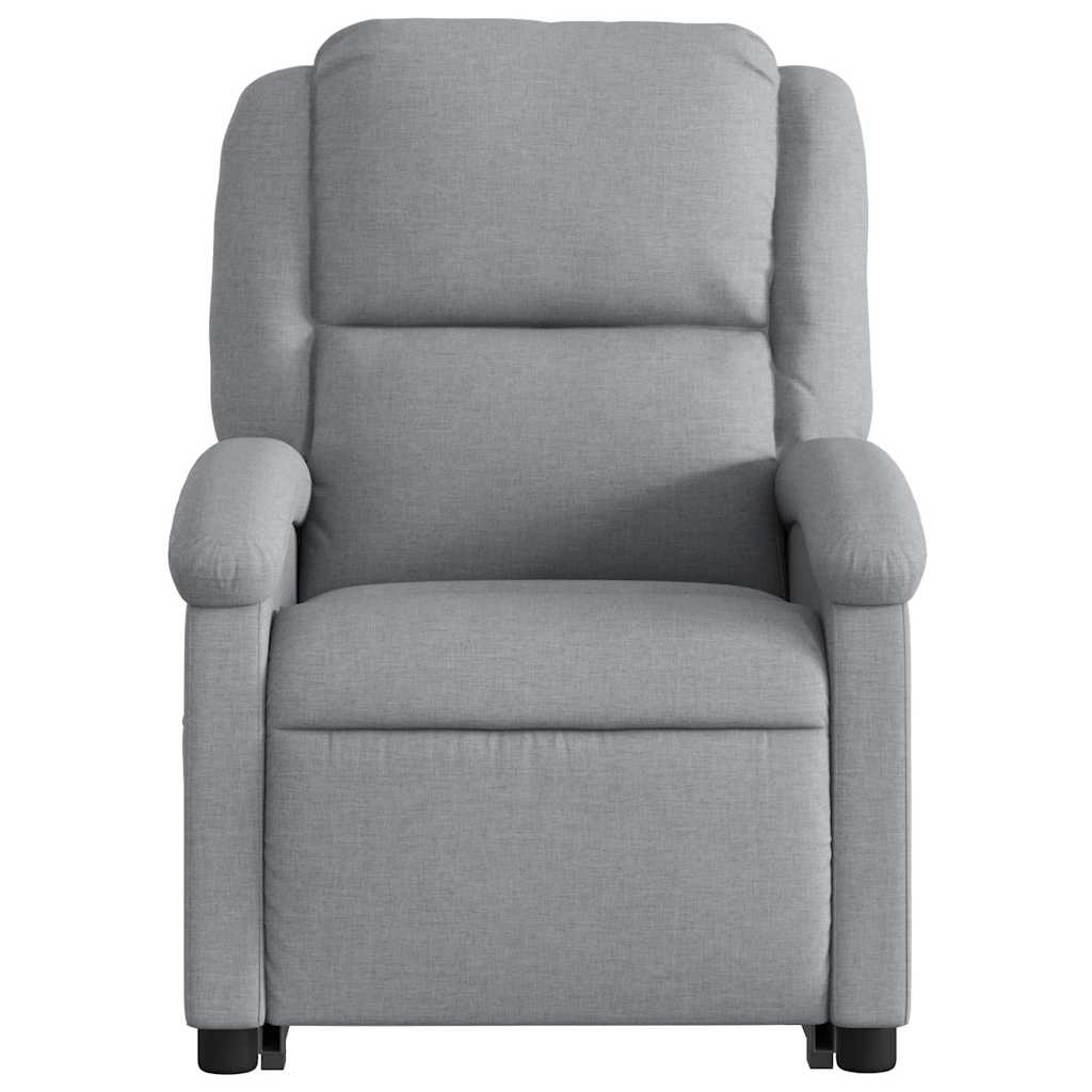 Fauteuil de massage inclinable Gris clair Tissu - XIOS