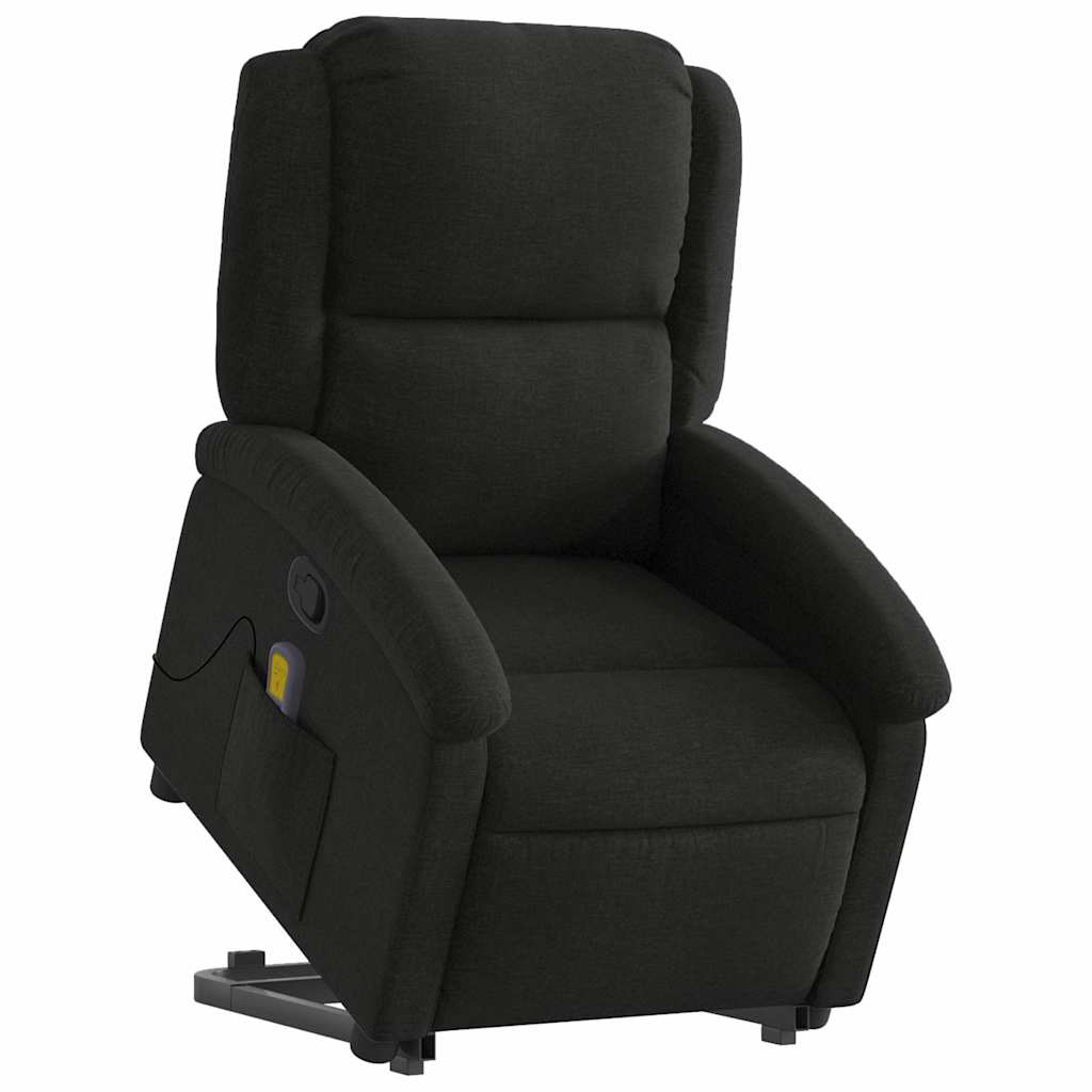 Fauteuil de massage inclinable Noir Tissu - XIOS